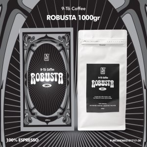9-To Coffee Pure Robusta Silver 100% Robusta 1Kg Biji Kopi Indonesia